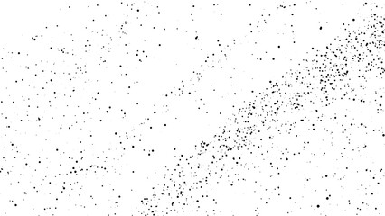 Distressed black texture. Dust overlay textured grain noise particles. Dark grainy texture on white background. 