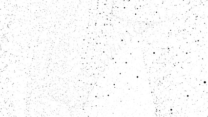 Distressed black texture. Dust overlay textured grain noise particles. Dark grainy texture on white background. 