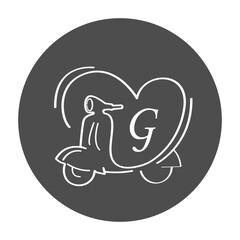 Fototapeta premium letter logo vector illustration