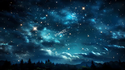 a sky full of stars