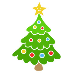 christmas tree illustration