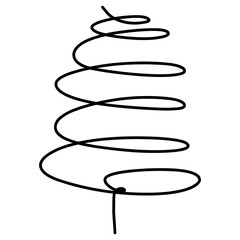 Tree drawing for decor