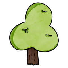 Tree drawing for decor