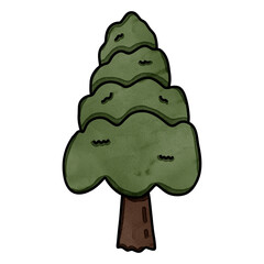 Tree drawing for decor