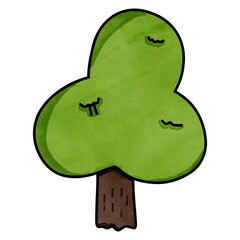 Tree drawing for decor