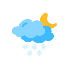 weather icon set sun rain thunderstorm dew wind snow cloud night sky for forecast