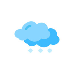 weather icon set sun rain thunderstorm dew wind snow cloud night sky for forecast