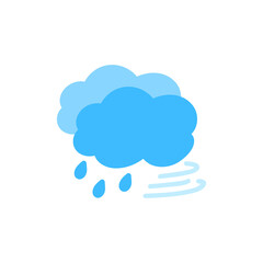 weather icon set sun rain thunderstorm dew wind snow cloud night sky for forecast