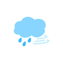 weather icon set sun rain thunderstorm dew wind snow cloud night sky for forecast