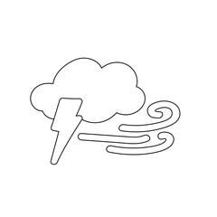 weather icon set sun rain thunderstorm dew wind snow cloud night sky for forecast