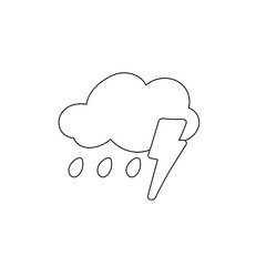 weather icon set sun rain thunderstorm dew wind snow cloud night sky for forecast