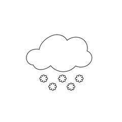 weather icon set sun rain thunderstorm dew wind snow cloud night sky for forecast