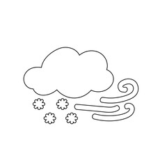 weather icon set sun rain thunderstorm dew wind snow cloud night sky for forecast