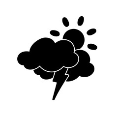weather icon set sun rain thunderstorm dew wind snow cloud night sky for forecast
