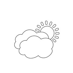 weather icon set sun rain thunderstorm dew wind snow cloud night sky for forecast