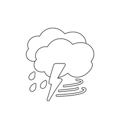 weather icon set sun rain thunderstorm dew wind snow cloud night sky for forecast
