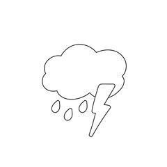 weather icon set sun rain thunderstorm dew wind snow cloud night sky for forecast