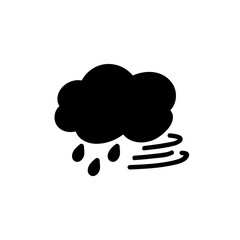 weather icon set sun rain thunderstorm dew wind snow cloud night sky for forecast