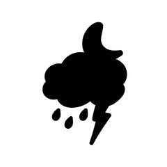 weather icon set sun rain thunderstorm dew wind snow cloud night sky for forecast