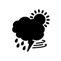 weather icon set sun rain thunderstorm dew wind snow cloud night sky for forecast