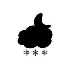 weather icon set sun rain thunderstorm dew wind snow cloud night sky for forecast