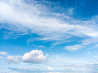 blue sky and clouds