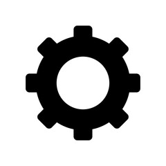 Vector setting icon vector with work cog gear element cogweel mechanism symbol