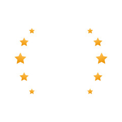 Vector star icon. rating stars vector. flat stars isolated