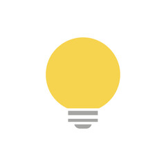 The light bulb is full of ideas And creative thinking, analytical thinking for processing. Light bulb icon vector. ideas symbol illustration.