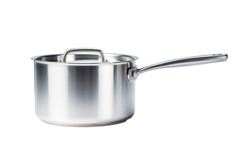 a photo image of a saucepan on a white background PNG - obrazy, fototapety, plakaty