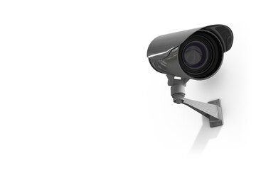 Digital png illustration of cctv camea grey monitoring on transparent background