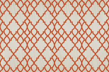 Ikat Pattern, Geometric ethnic pattern design for background or wallpaper, seamless pattern.