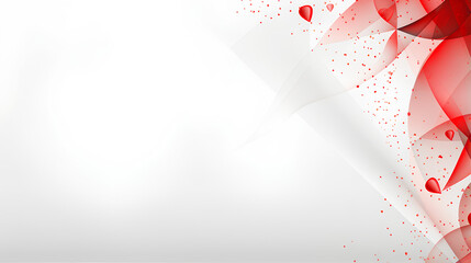 ai generative world aids day solid and empty space background