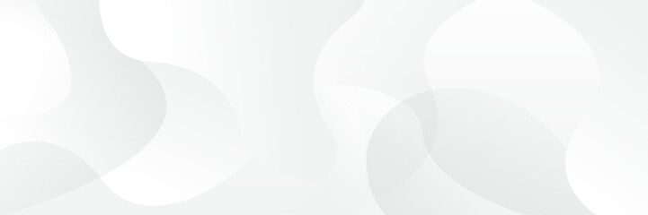 Abstract white Geometric banner design background.