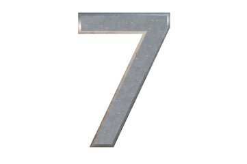 umber 7 metal style . Art design. Flat web icons template.