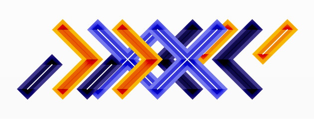 Minimal geometric background cross line. Design for wallpaper, banner, background, landing page, wall art, invitation, prints, posters