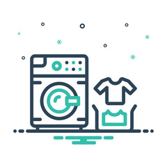 Mix  icon for washing 