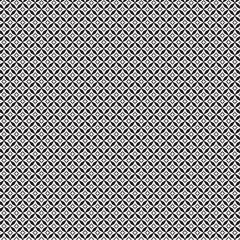 ogee seamless pattern monochrome geometric background. Vector illustration