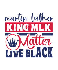 martin luther king mlk matter live black svg