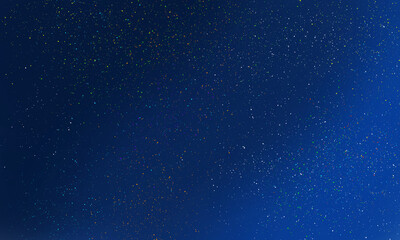 Fototapeta premium Abstract dark blue sky with colorful grains Background design 