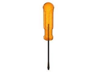 Flat Tip Screw Driver 2.5 mm x 130 mm Overall 3D Rendering