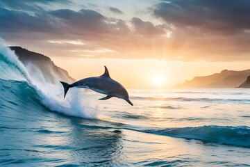 dolphins in the sea