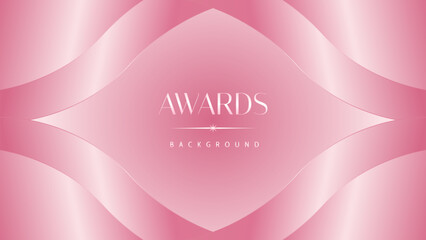 Pink light luxury award graphic background. Modern template premium corporate abstract design. Template trophy banner certificate dynamic. Vector illustration.