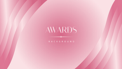 Pink light luxury award graphic background. Modern template premium corporate abstract design. Template trophy banner certificate dynamic. Vector illustration.