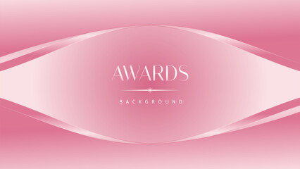 Pink light luxury award graphic background. Modern template premium corporate abstract design. Template trophy banner certificate dynamic. Vector illustration.