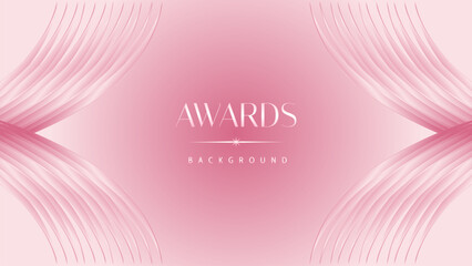 Pink light luxury award graphic background. Modern template premium corporate abstract design. Template trophy banner certificate dynamic. Vector illustration.