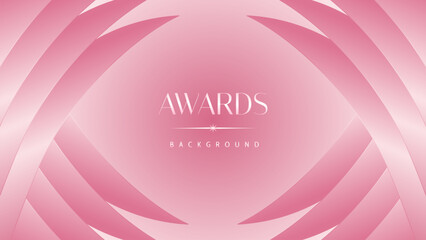 Pink light luxury award graphic background. Modern template premium corporate abstract design. Template trophy banner certificate dynamic. Vector illustration.