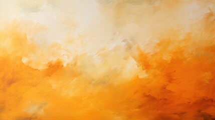 Abstract Orange watercolor paint background