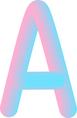 Letter illustration. Hand drawn picture