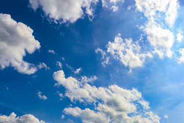 blue sky with clouds